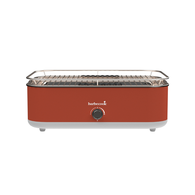 Barbecook  E-Carlo elektromos asztali grill, 42,5x33x16,5cm, piros,  (BC-ELE-1001)