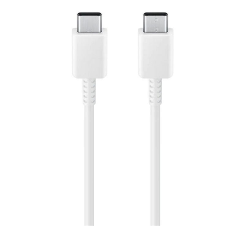 Samsung adatkábel (Type-C - Type-C, 5A, 100W, PD gyorstöltő, 180cm) FEHÉR