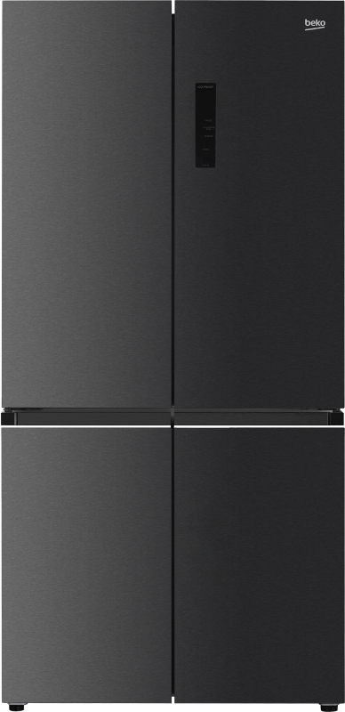 Beko GNO52223MXBR kombinált hűtőszekrény, 522L, sötét inox