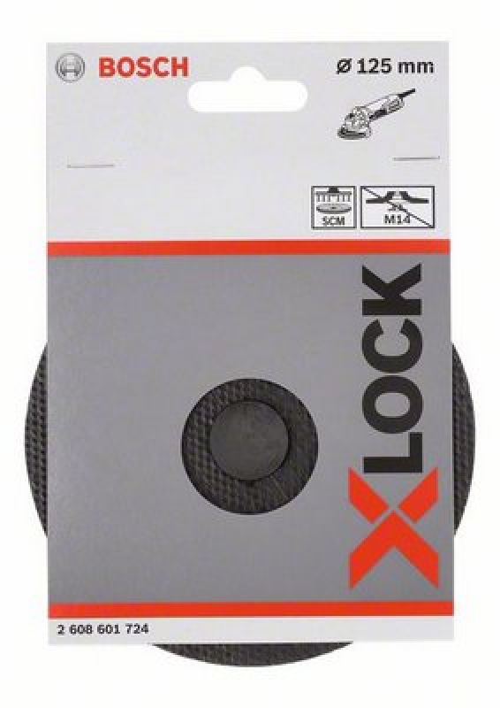 Bosch X-LOCK Gumitányér 125 mm SCM o 125 mm (2608601724)