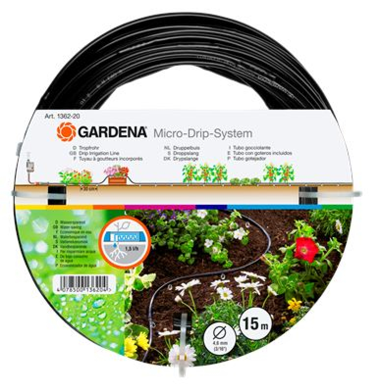 Gardena bővítő készlet növénysorokhoz 3/16