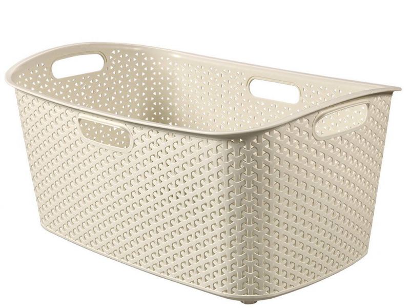 Curver Style rattan hatású ruháskosár 47L (223393)