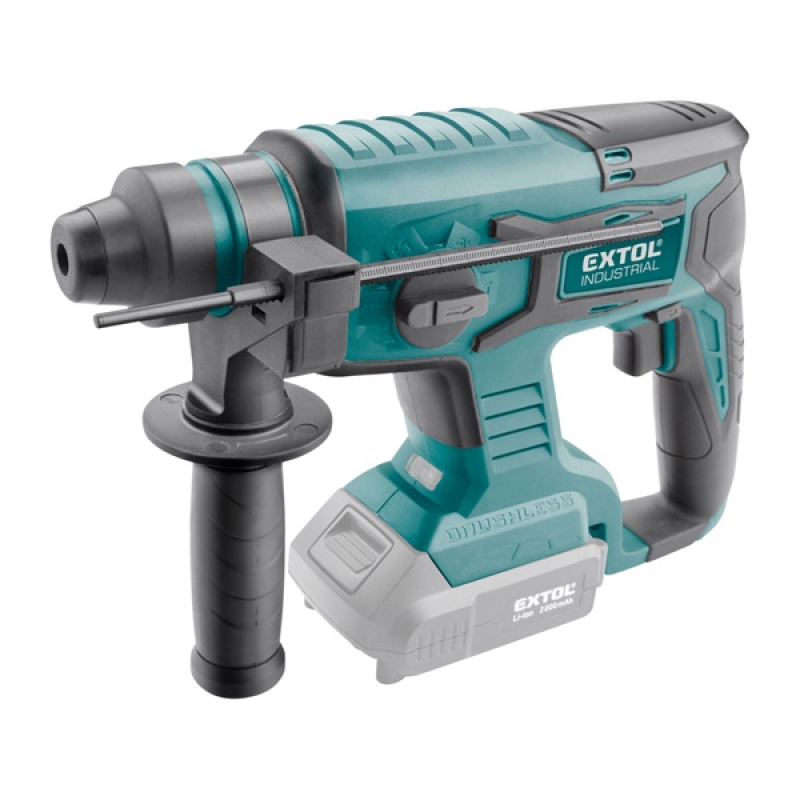 Extol industrial akkus ütvefúró SDS Plus, Share20V, 20V, Li-ion, 1,7J, akku és töltő nélkül (8791819