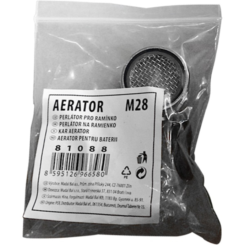 Perlátor M28 külső menetes (Baletto, Sonata, Opera) csaptelephez (81088)