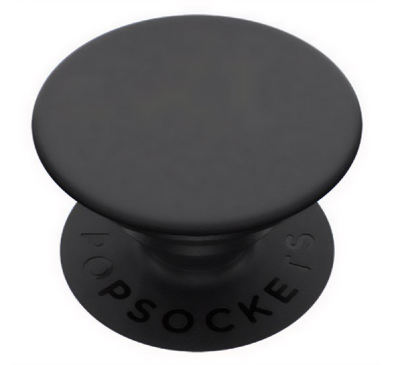 PopSockets telefontartó (készülékre ragasztható, többfunkciós) FEKETE800470