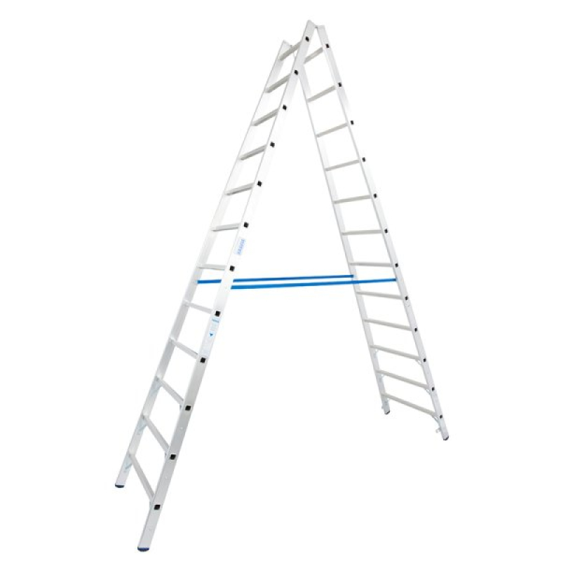 Krause Stabilo létra, két oldalon járható, létrafokos 2x12 (124944)