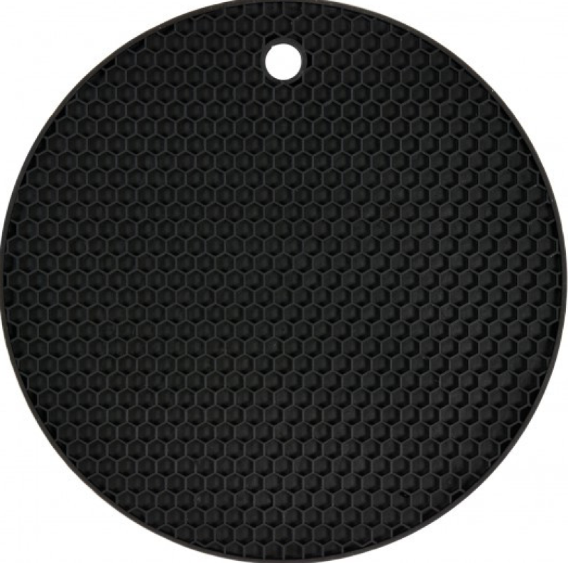 Vorel szilikonos edényalátét, fekete (TOY-74790)