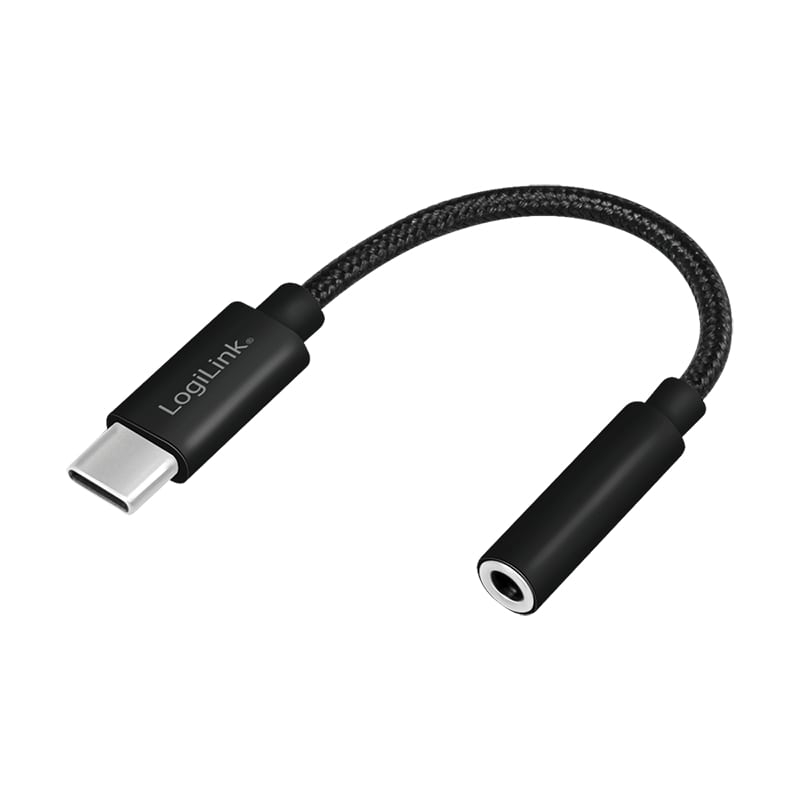 LogiLink UA0398 USB Type-C kábel 3,5 mm-es audio jack adapterhez, 13 cm