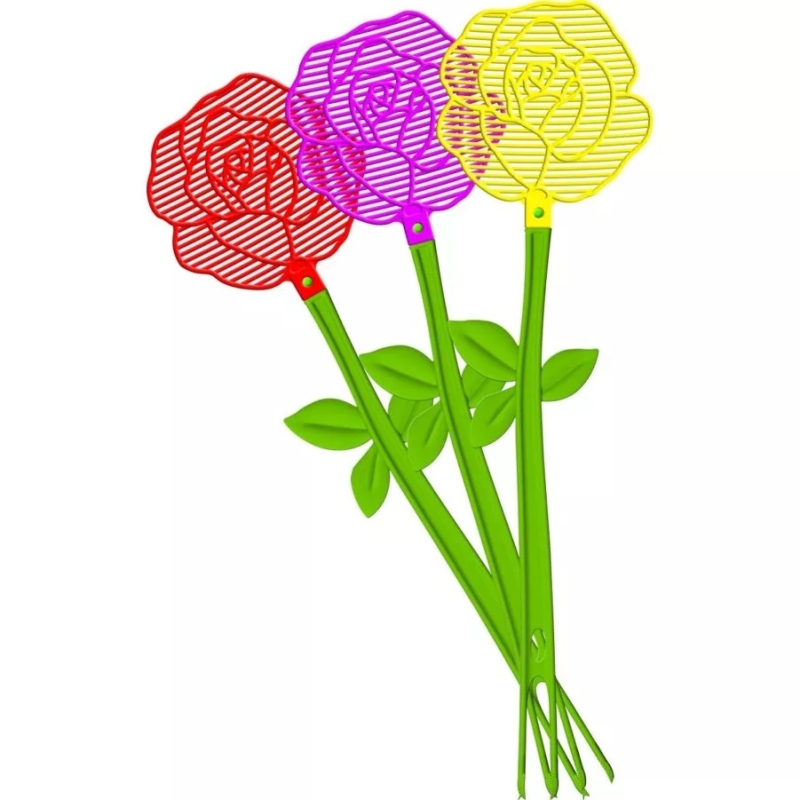 Bros légycsapó műanyag virágforma 1db (B1562)