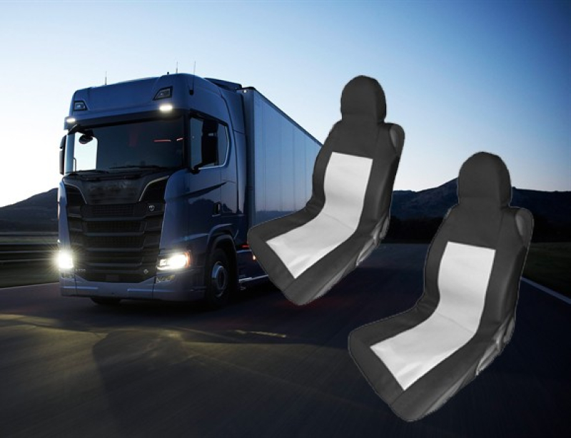 UL-BEC69189BG Kamion üléshuzat 2db- Fekete/Szürke