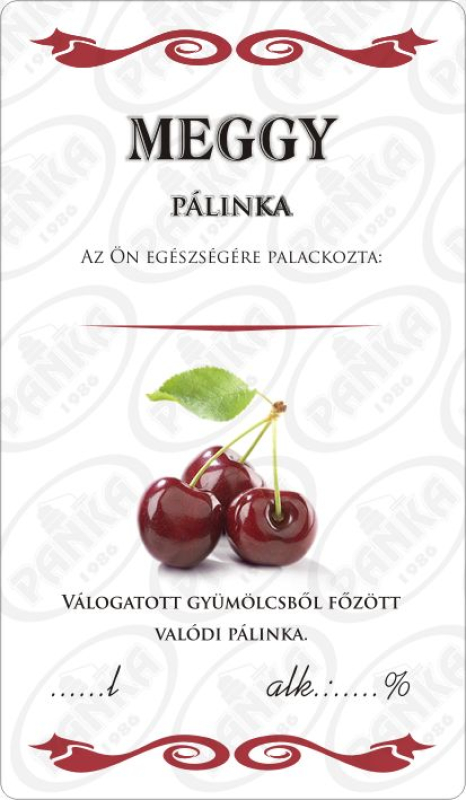 Matrica meggy pálinka 50db/csom (14513)