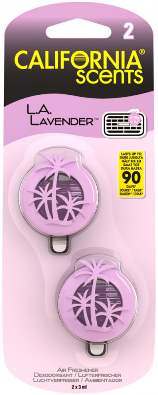 California Scents L.A. Lavender autóillatosító 2db/csomag (UCSM14)