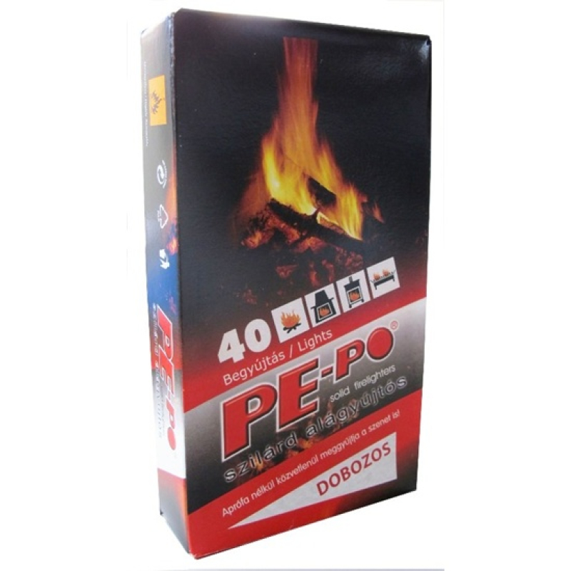 PEPO Alágyújtós dobozos  40 db/doboz (8960356)