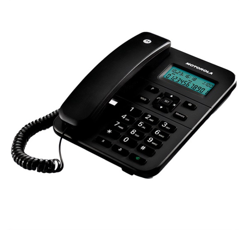 Motorola CT202 telefon készülék (vezetékes) FEKETE