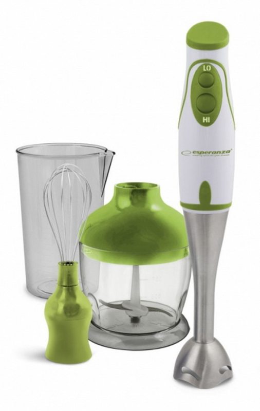 Esperanza Pesto EKM003G botmixer készlet, fehér-zöld