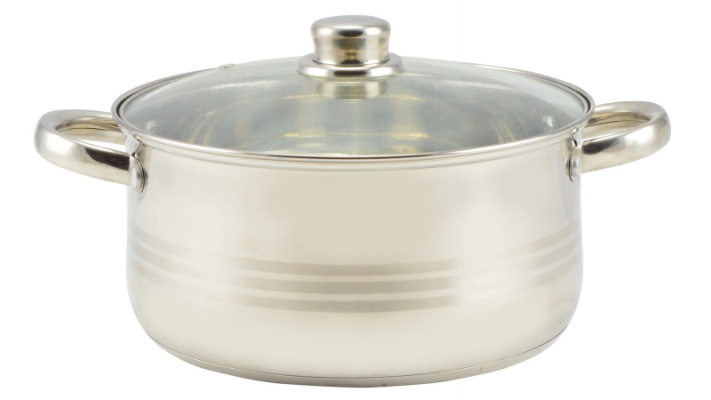 Bachmayer & Co inox lábas 7 L, rozsdamentes lábas (MB-2923/7)