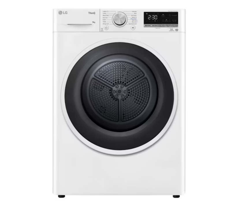 LG (RH90V5AV6N)  Eco Hybrid Dual Inverter hőszivattyús szárítógép 9 kg