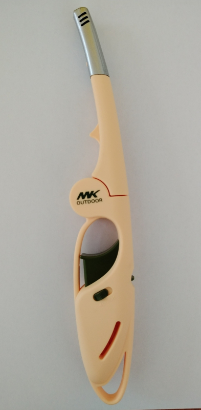 MK OUTDOOR összecsukható vihargyújtó, bézs (5601)