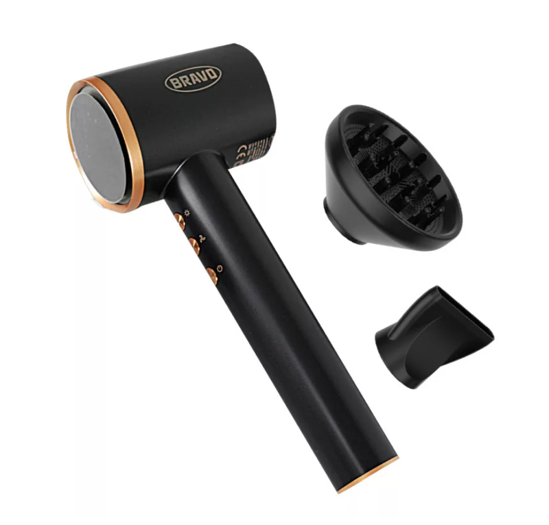 Bravo hajszárító 1600W, fekete (B-4998BK)