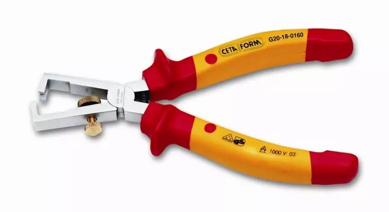 Ceta Form Szigetelt huzalcsupaszítófogó 2K  160 mm (CE-G20-18-0160)