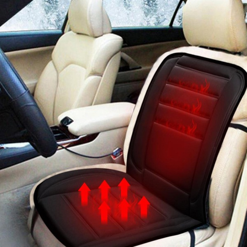 Fűthető ülésvédő 1db-os  UL-AG96038BK/24V