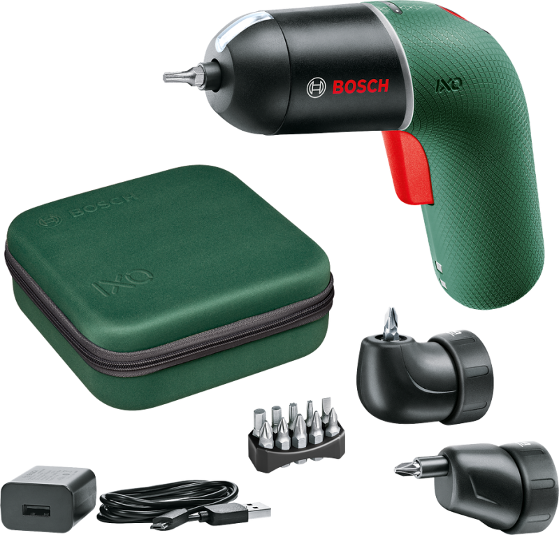 Bosch IXO 6 készlet - sarokadapterrel és excenteradapterrel (06039C7122)