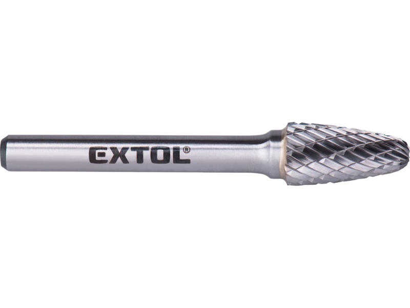 Extol keményfém turbómaró, rotormaró, kerek orrú, 10x20mm, keresztfogazás (8703754)