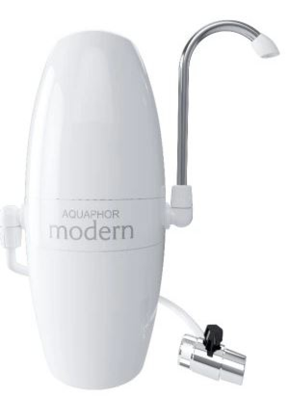 Aquaphor Modern 2 csapra szerelhető víztisztító fehér