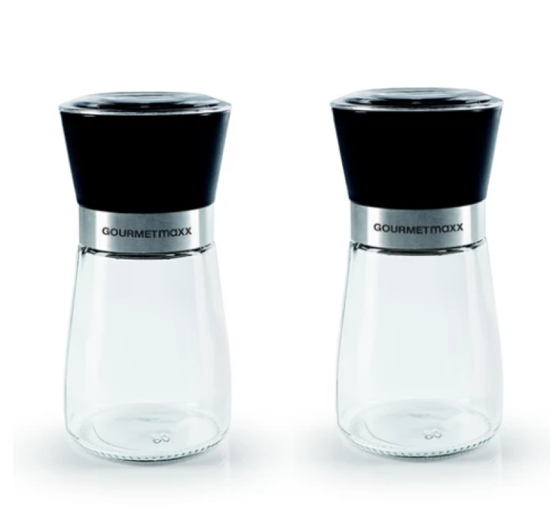 Gourmetmaxx só és bors őrlő, 2 db (DS14343)