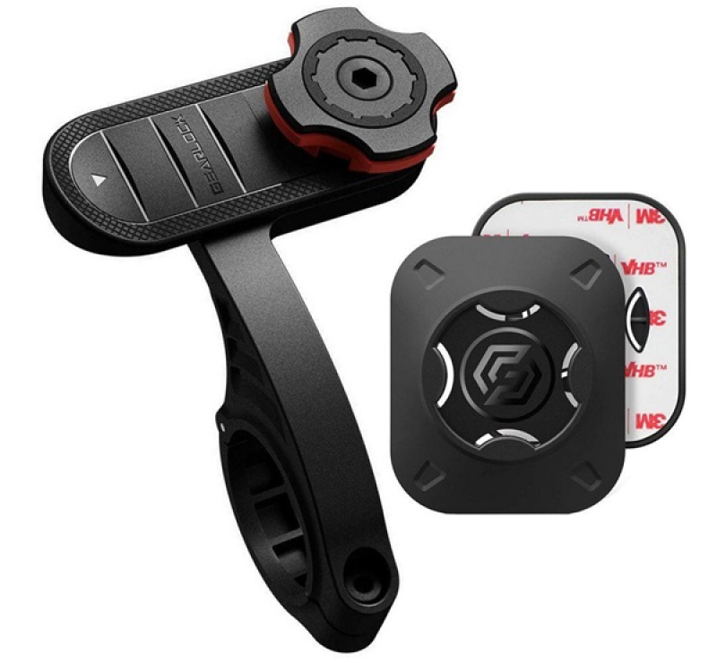 SPIGEN GEARLOCK MF100 kerékpáros telefontartó (kormányra rögzíthető, GEARLOCK kompatibilis) FEKETEMF