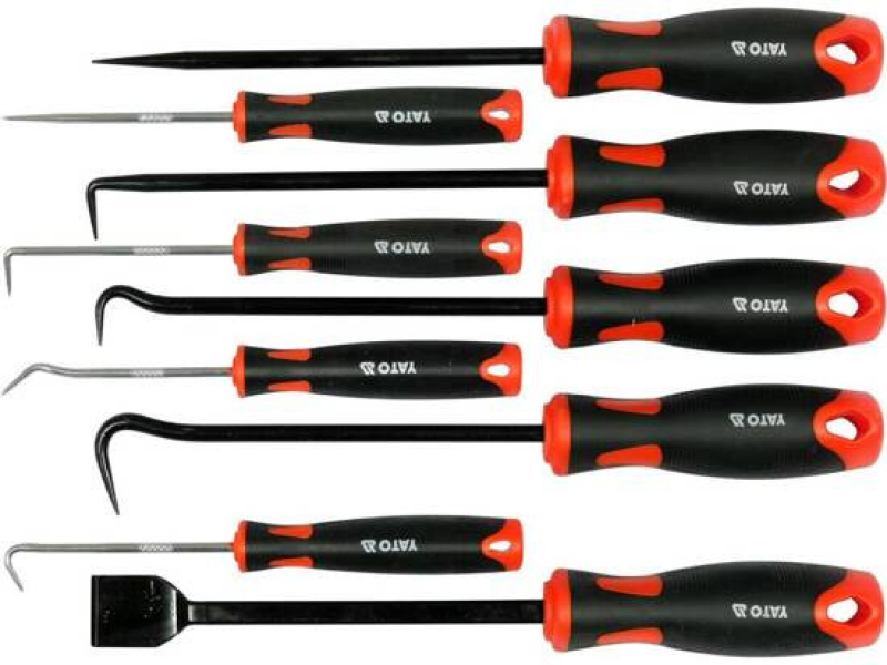 Yato kézi véső és kampó készlet, 9 részes (YAT-08426)