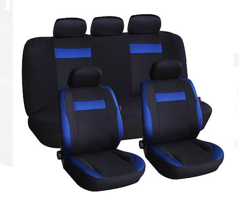 ECO ÜLÉSHUZAT SET 9 DB-OS UNIV KÉK-FEKETE Légzsákos UL-HL250BBL