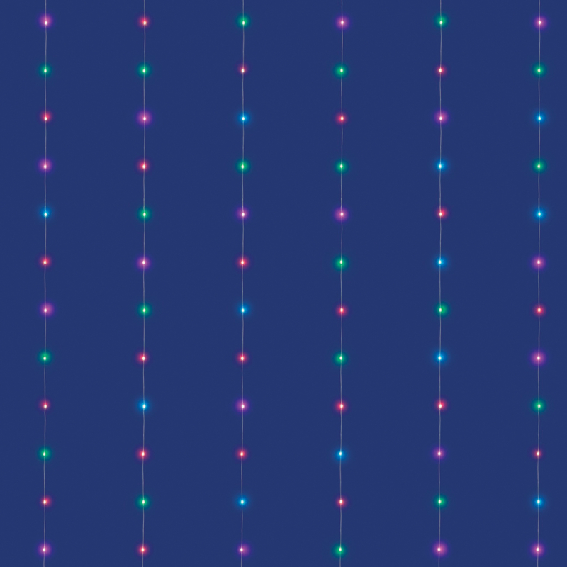 iSparkle microLED-es fényfüggöny, SMART, RGB, 120 LED, IP44 (LEDS120CV-2)