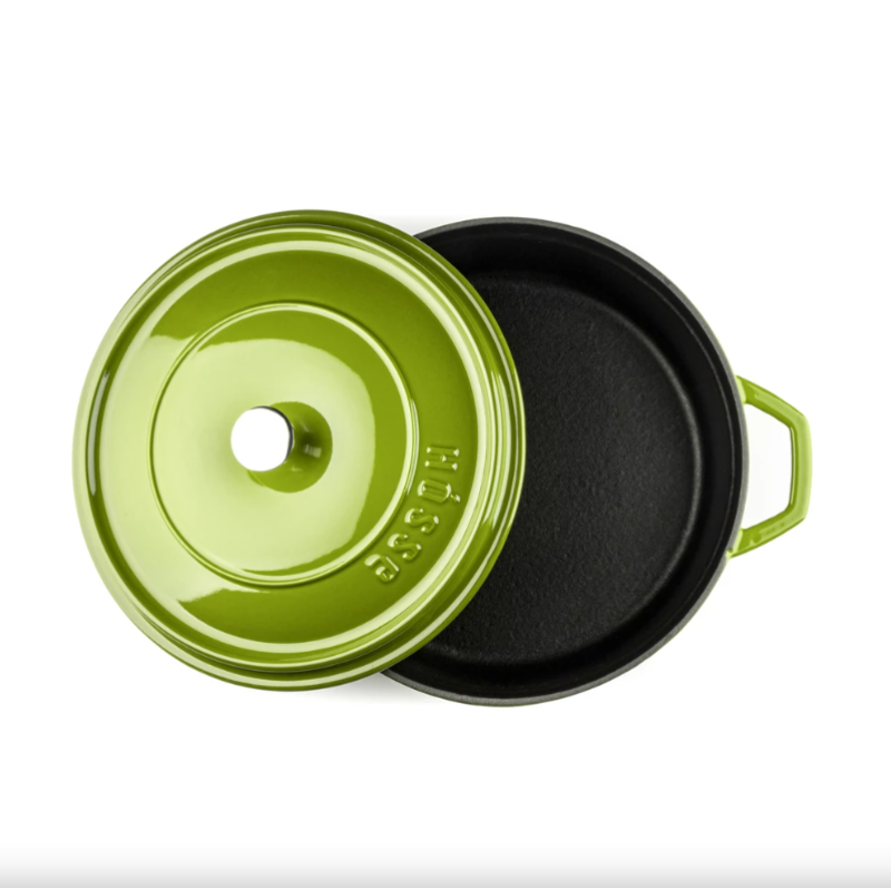 Hósse zománcozott öntöttvas edény 28cm, 4L, zöld (HOS-KIEG-022)