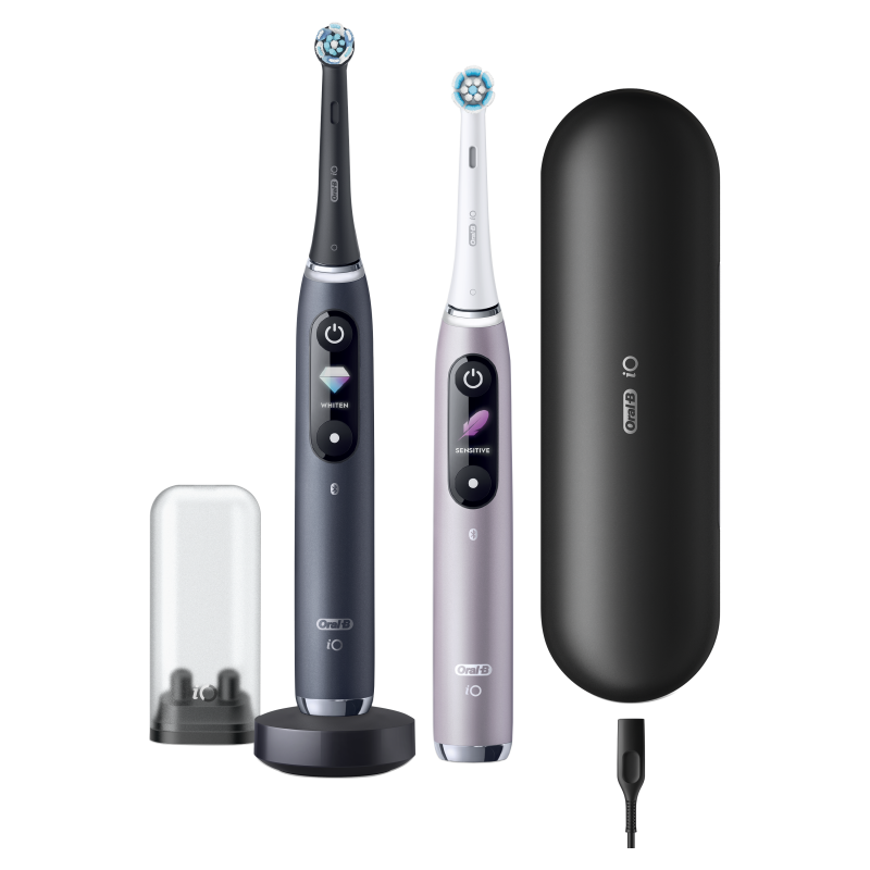 Oral-B iO9 Duo Black + Rose elektromos fogkefe 2db/csomag (10PO010320)