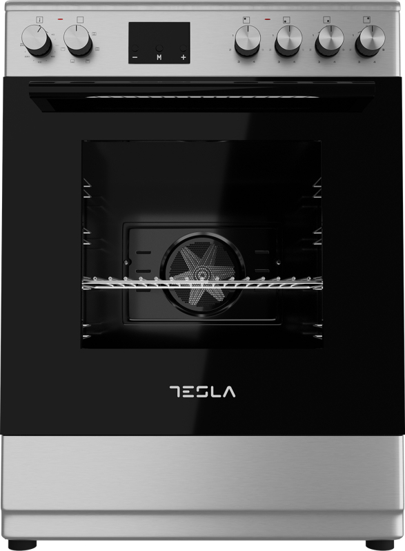 Tesla (CV6400SX) szabadonálló elektromos tűzhely inox