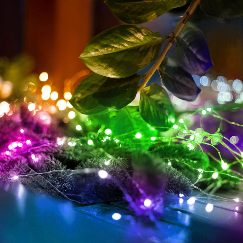 Home MICRO LED színes fényfüzér (ML 50/M)