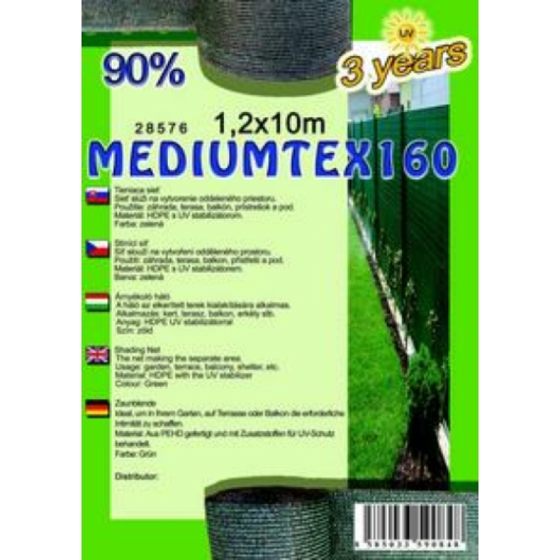 MEDIUMTEX160 árnyékoló háló 1,2x10 m (160-1,2x10)