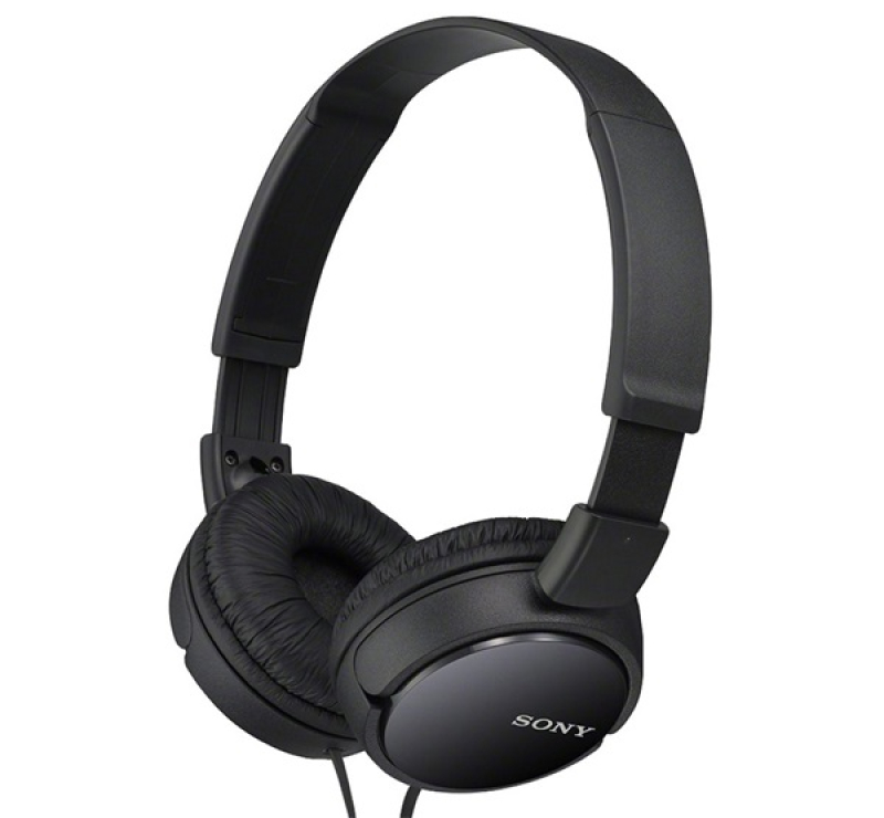 Sony MDR-ZX110 vezetékes fejhallgató SZTEREO (3.5mm jack, mikrofon, összehajtható) FEKETE