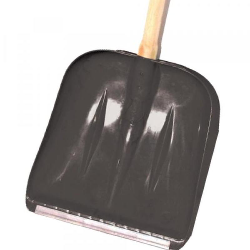 Műanyag hólapát élvédővel nyelezett, 38 cm (10077)