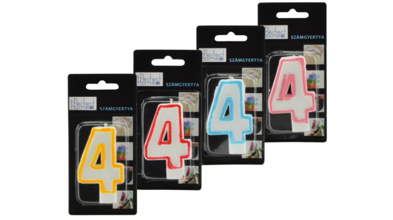 Perfect Home Számgyertya 4 (10503)