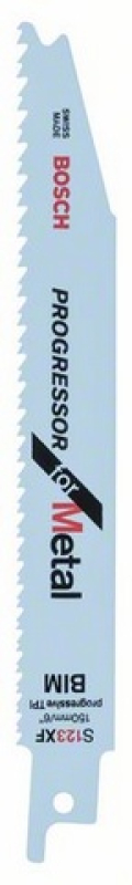 Bosch szablyafűrészlap fémhez S 123 XF, Progressor for Metal 2 db (2608654401)