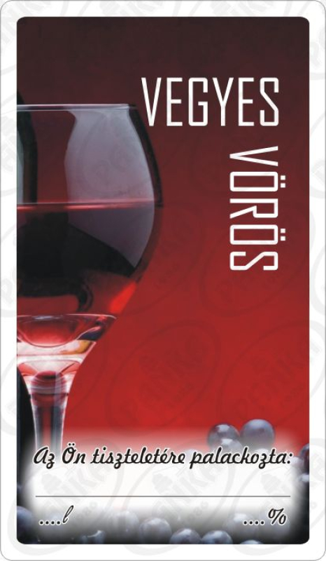 Matrica vegyes vörösbor 50db/csom (15165)