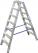 PrímaNet - Krause Stabilo létra, két oldalon járható 2 x 7 (124753)