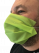 Prímanet - Szájmaszk, impregnált ezüst ion bevonattal, zöld színben