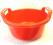 PrímaNet - Fogantyús műanyag lavór, 20 l, piros